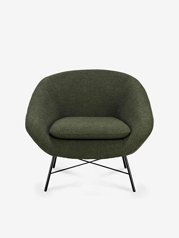 fauteuil barrow jacque deneef - ethnicraft verde