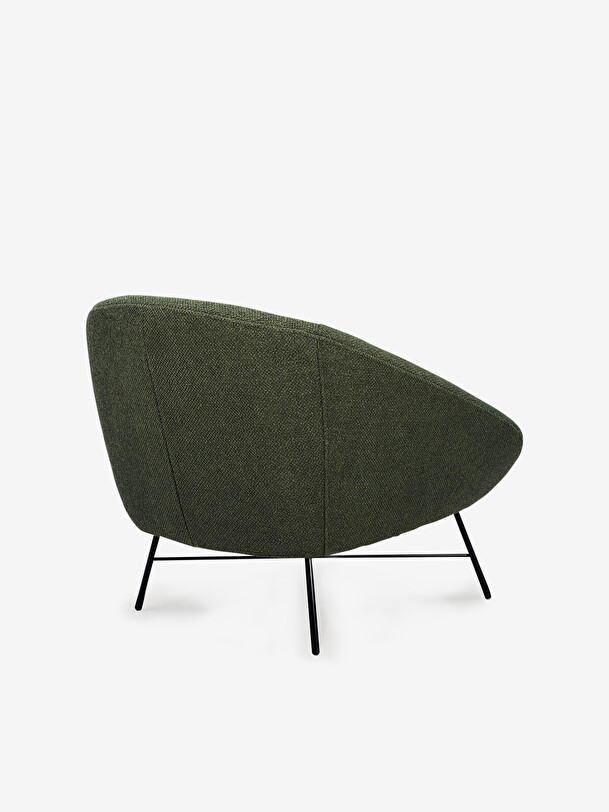 fauteuil barrow jacque deneef - ethnicraft verde