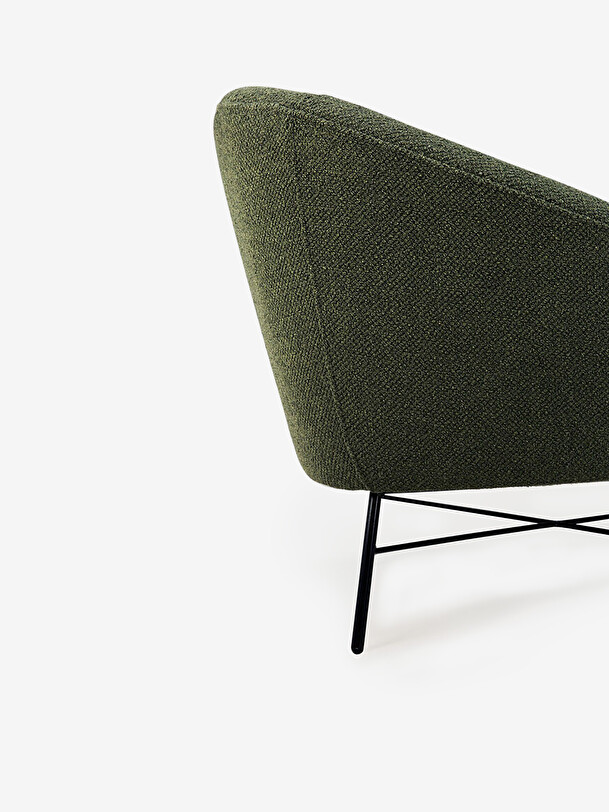 fauteuil barrow jacque deneef - ethnicraft verde