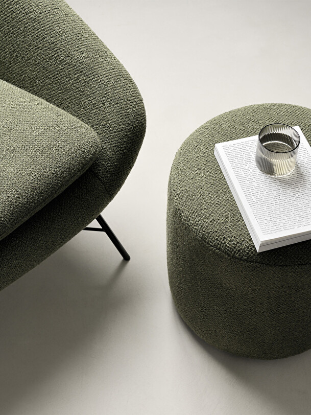 fauteuil barrow jacque deneef - ethnicraft verde