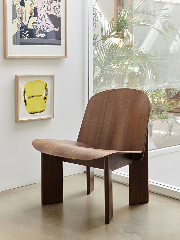 cincel sillón de madera natural