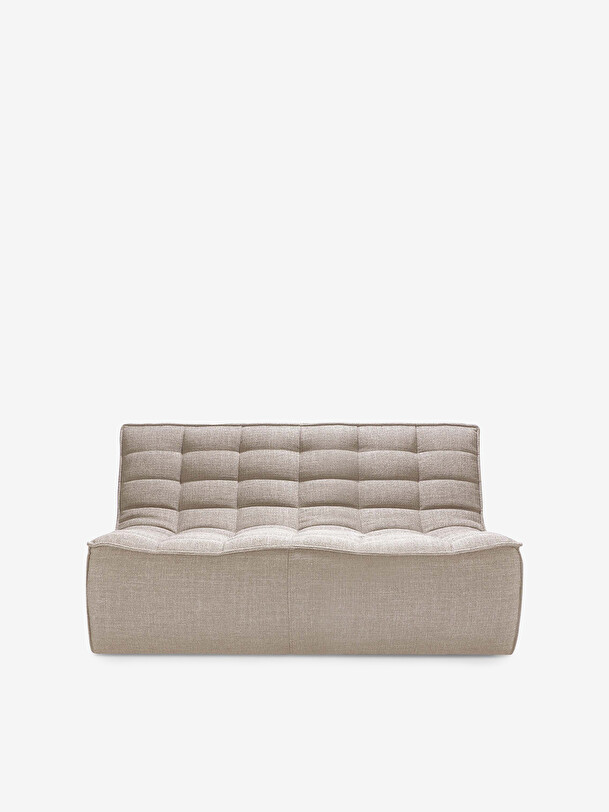 n701 sofá de 2 plazas color beige