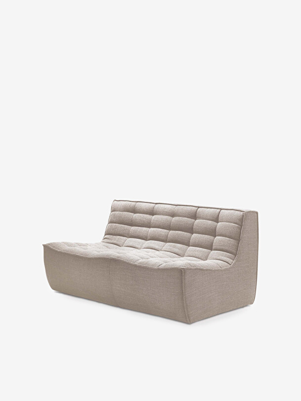 n701 sofá de 2 plazas color beige