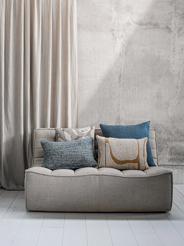 n701 sofá de 2 plazas color beige