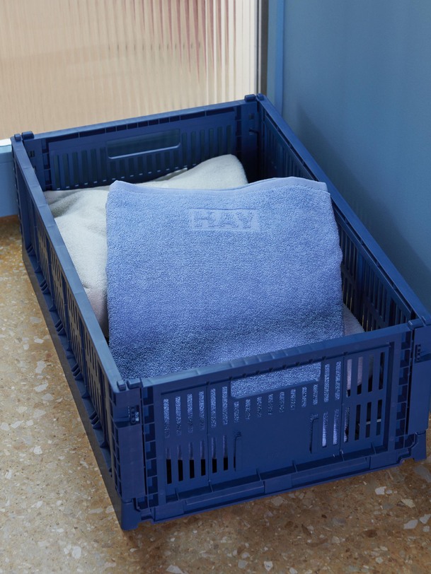panier color de la caja s de polipropileno de reciclaje de ciel bleu - heno cielo