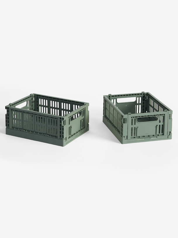 conjunto de 2 mini caisses caja sauge - heno de sage