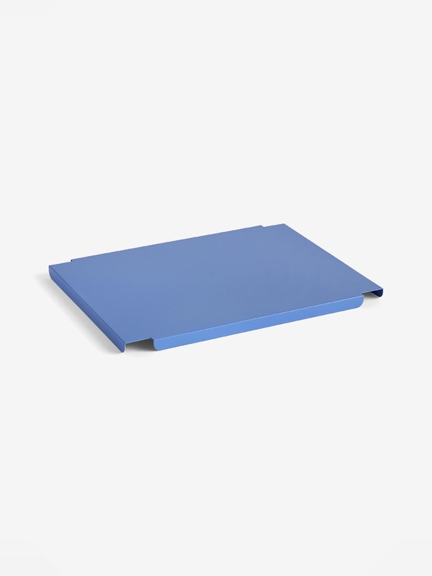 couvercle metal bleu electrique - color de la caja de heno azul