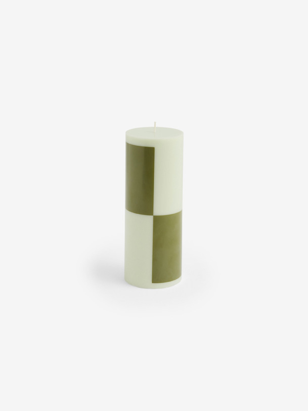 la columna de la vela kaki t.m - heno de color caqui
