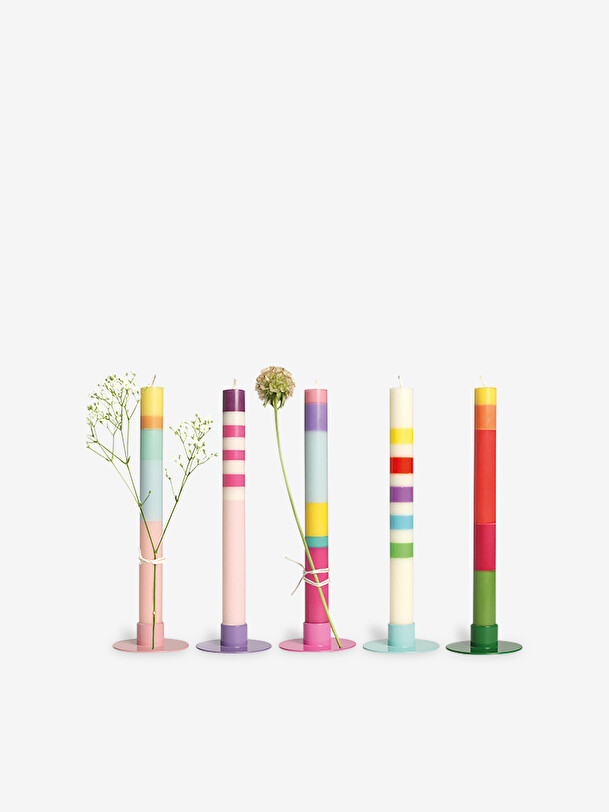 hydrensia de velas multicolores