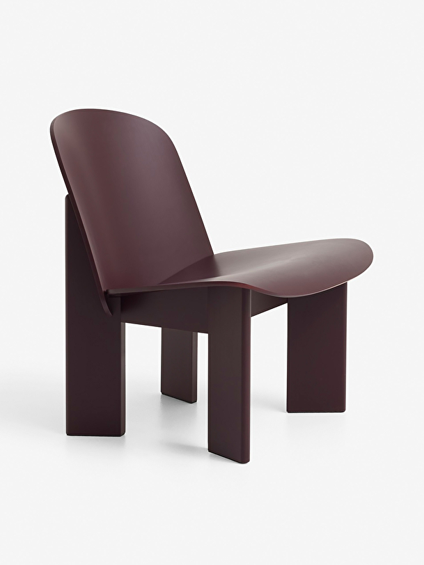 cincel silla de salón de madera de burdeos