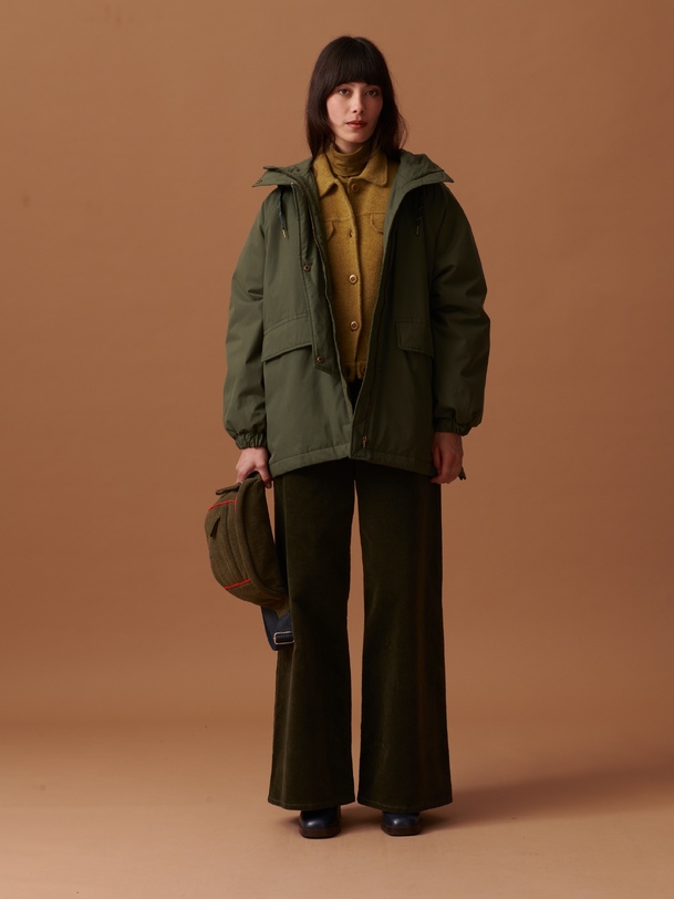oxana chaqueta acolchada militar