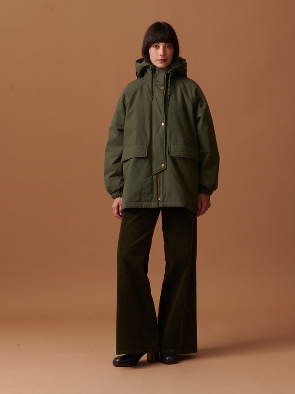 oxana chaqueta acolchada militar