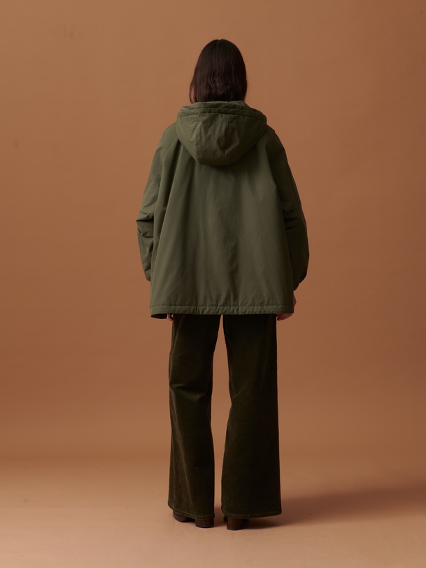 oxana chaqueta acolchada militar