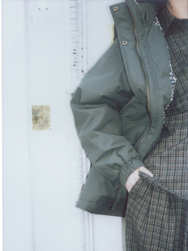 oxana chaqueta acolchada militar