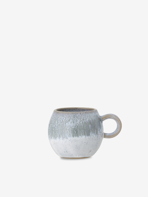 tasse en grès paula - bloomingville azul
