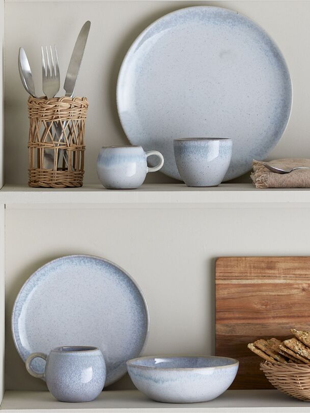 tasse en grès paula - bloomingville azul