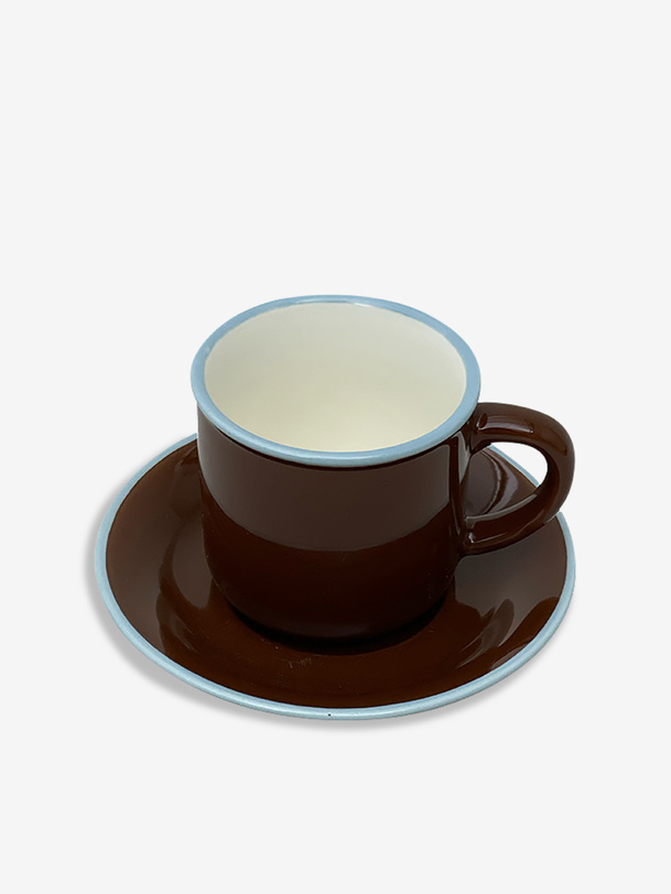 tasse ristretto céramique - bazar de luxe marrón