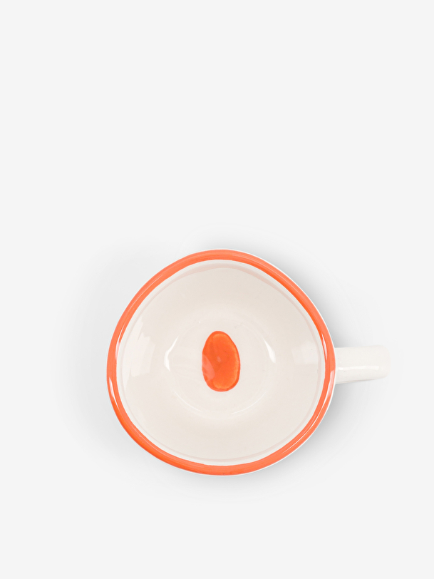 espresso sello de color naranja quemado quemado naranja