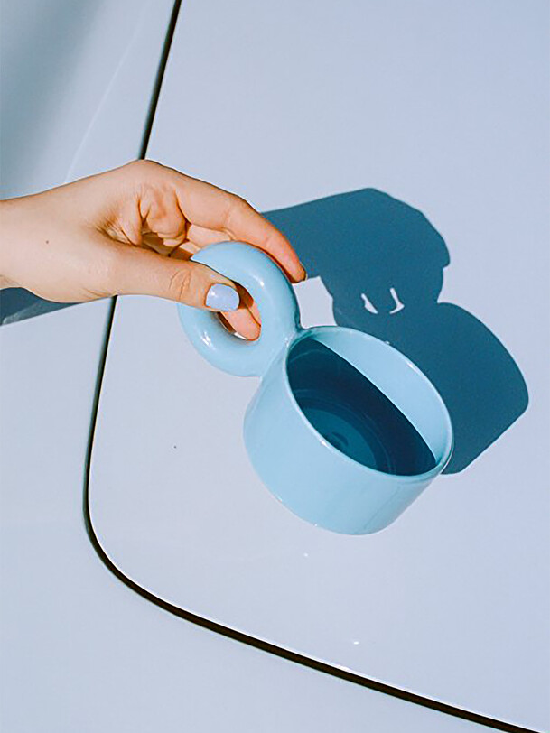 bigloop cielo azul la luz de la taza azul
