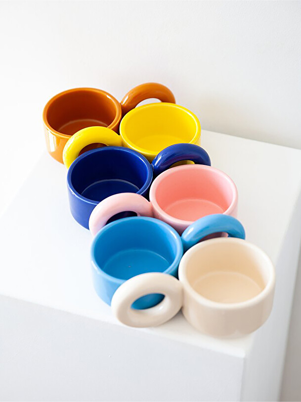 bigloop taza amarilla taza amarilla