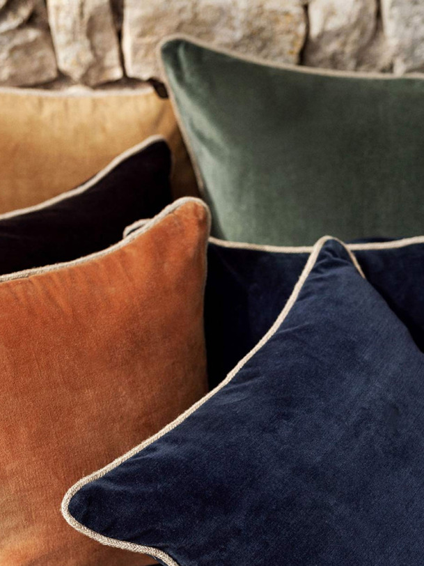 coussin nueva delhi oro 45x45 - haomy de oro