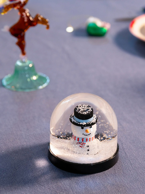 wonderball muñeco de nieve - ampklevering blanco