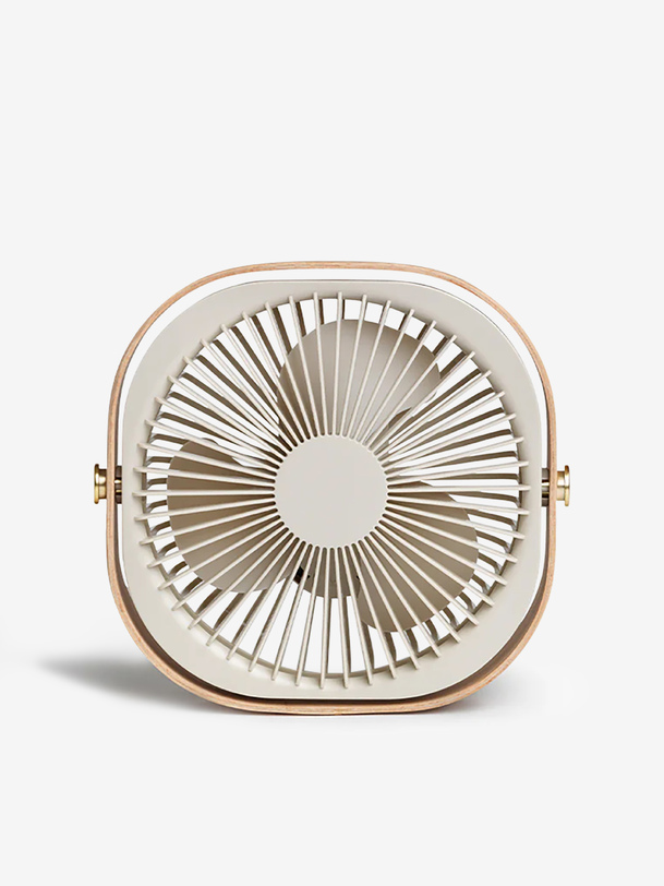 ventilateur portátil fantástico beige - kubbick imprenta beige