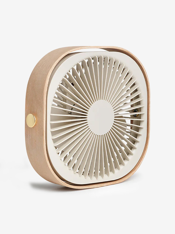 ventilateur portátil fantástico beige - kubbick imprenta beige