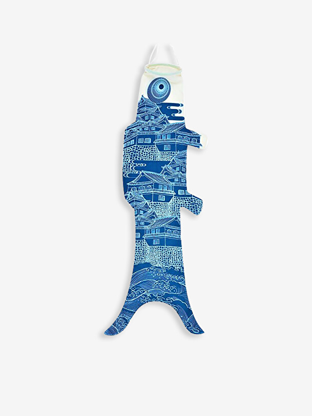koinobori mandarina s azul