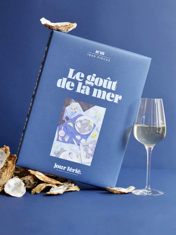 rompecabezas le gusto de la mer 1000 piezas - jour ferie azul