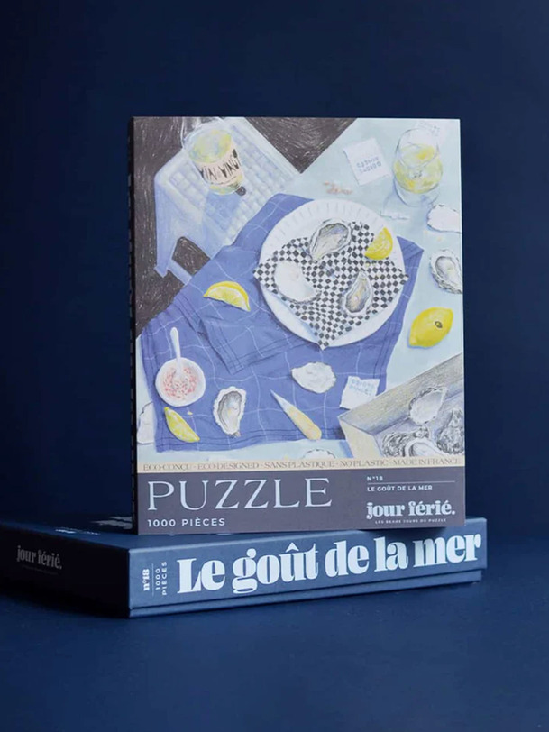 rompecabezas le gusto de la mer 1000 piezas - jour ferie azul
