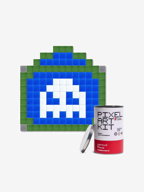 pixel art parís - kubbick azul
