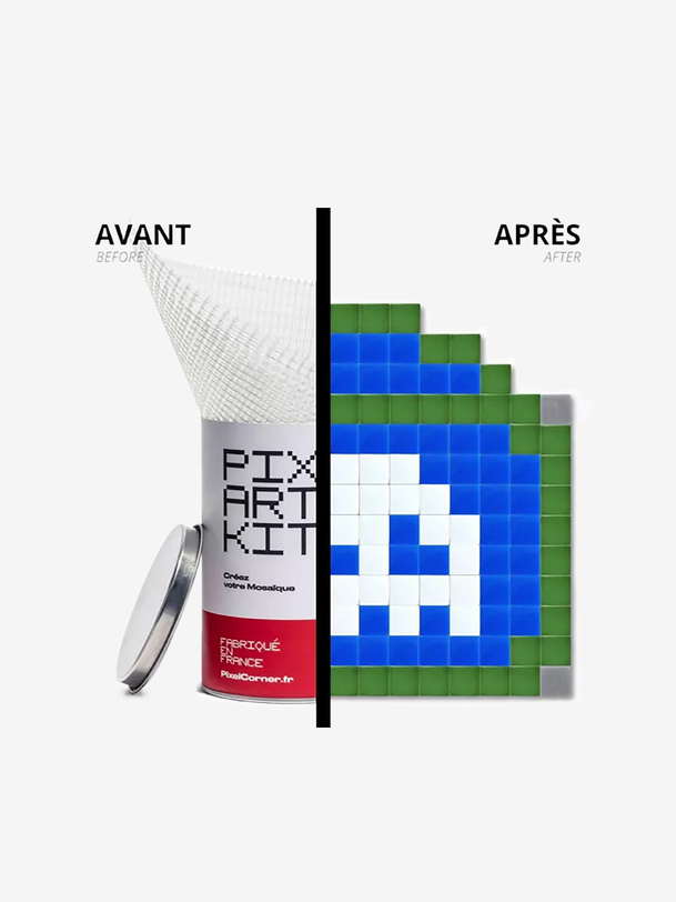 pixel art parís - kubbick azul