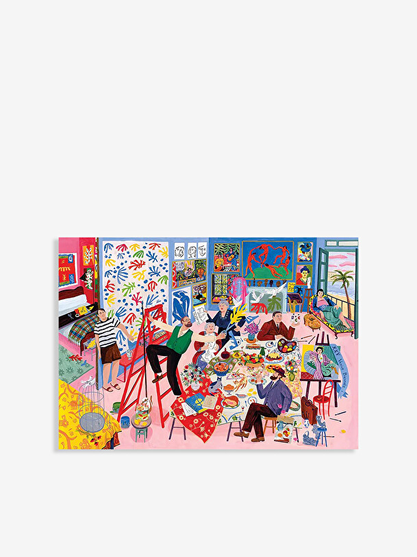 rompecabezas de la cena con matisse - nuevas revistas multicolor