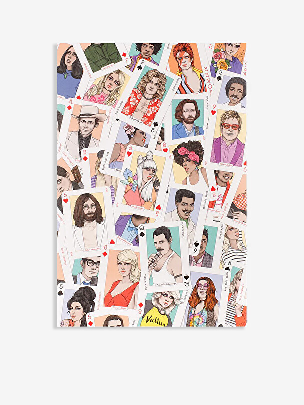 reproducción de música tarjetas de nuevas revistas multicolor