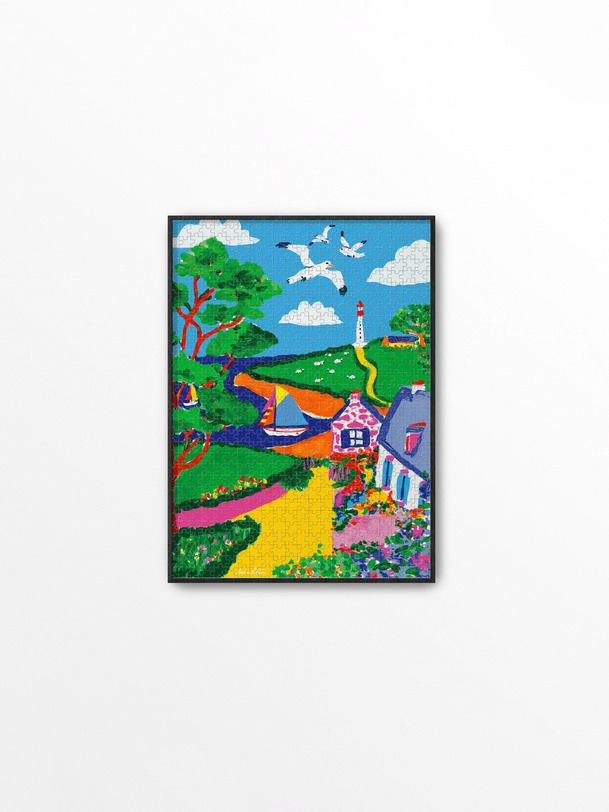 puzzle bzh 1000 piezas - piezas amp amor multicolor