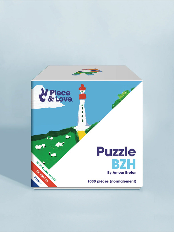 puzzle bzh 1000 piezas - piezas amp amor multicolor