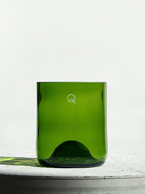 conjunto de 4 debate gafas de 25 cl verde