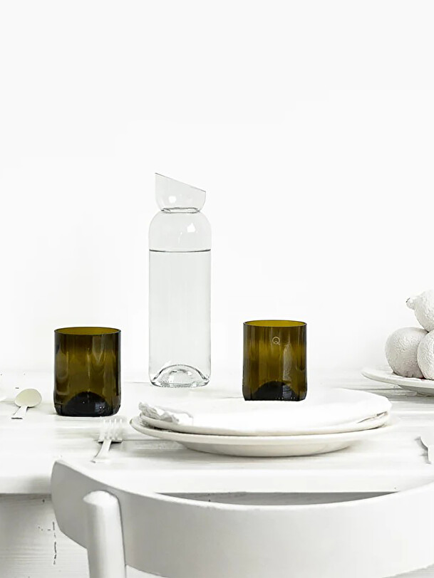 conjunto de 4 seducir gafas de 25 cl marrón