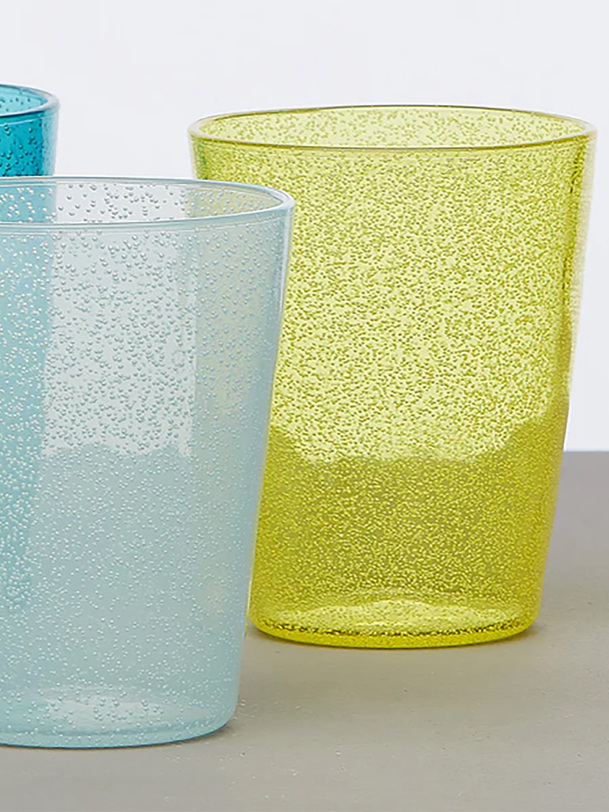 cristal de metacrilato amarillo amarillo