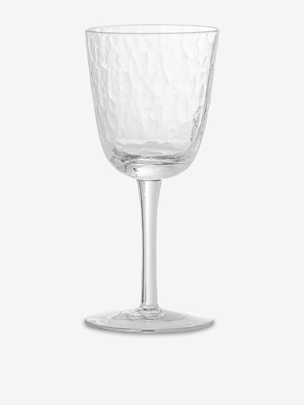 conjunto de 4 verres un vin marteles d8 h17 - bloomingville transparente