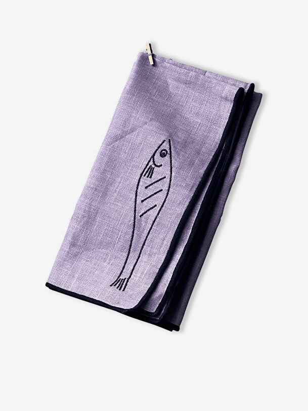 conjunto de 2 peces servilletas p urple