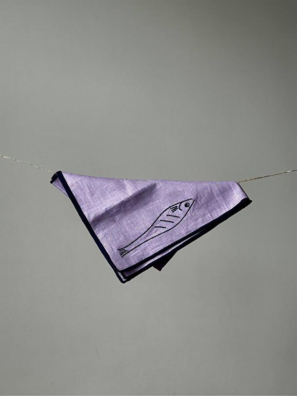 conjunto de 2 peces servilletas p urple