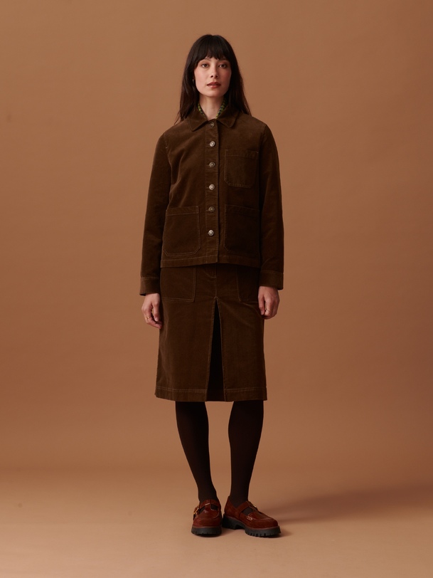 golta chaqueta de avellana