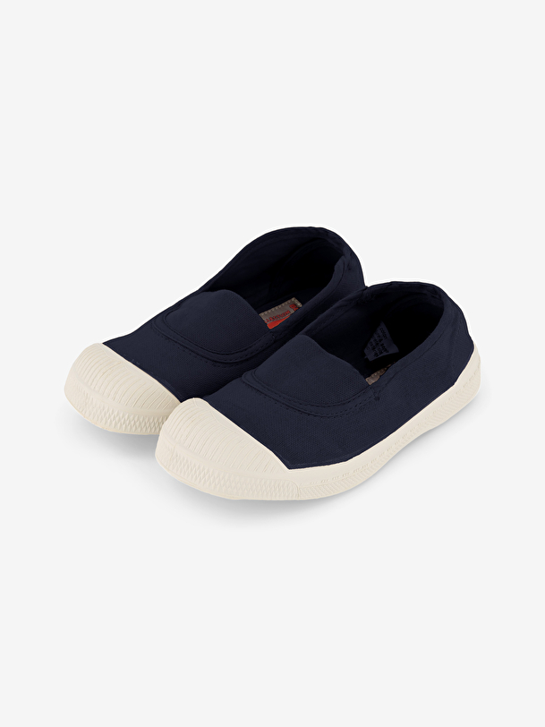 los niños elástica de tenis marino