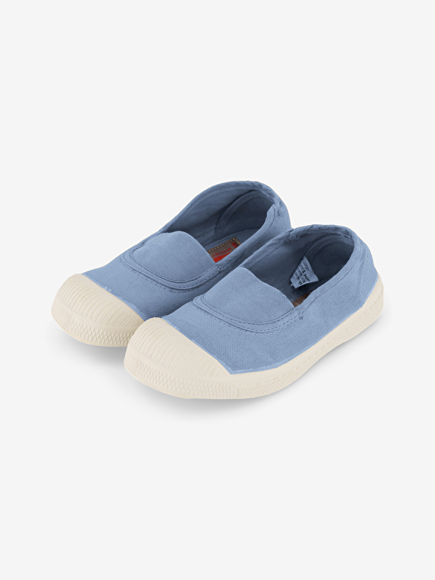 los niños elástica de tenis de mezclilla