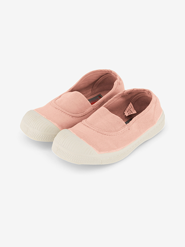 los niños elástica de tenis rosa claro