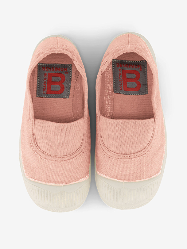 los niños elástica de tenis rosa claro