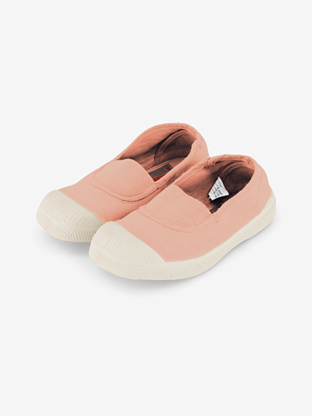 los niños elástica de tenis de color rosa