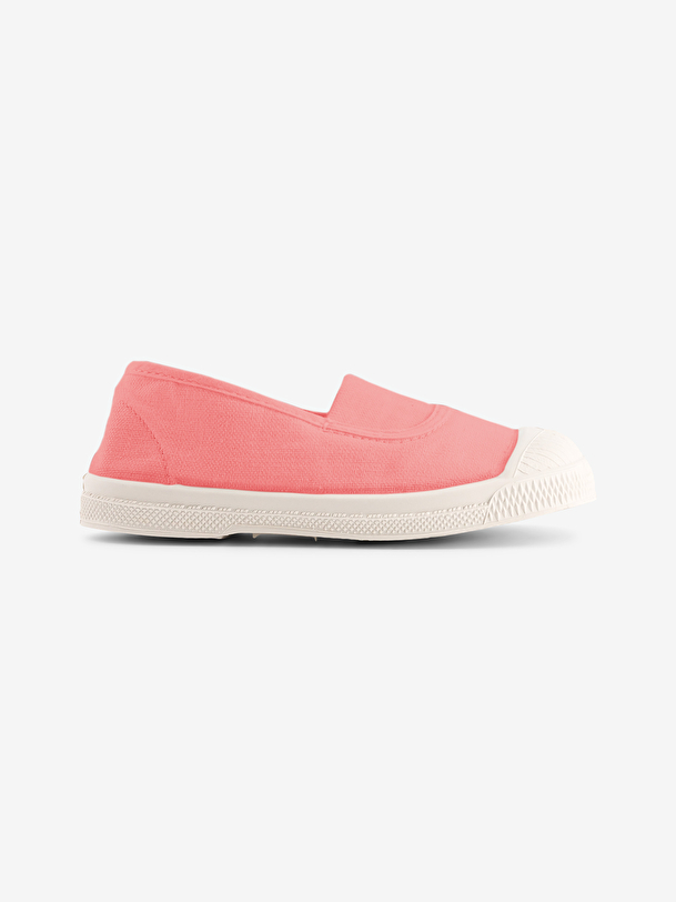 chico elástico de tenis rosa suave